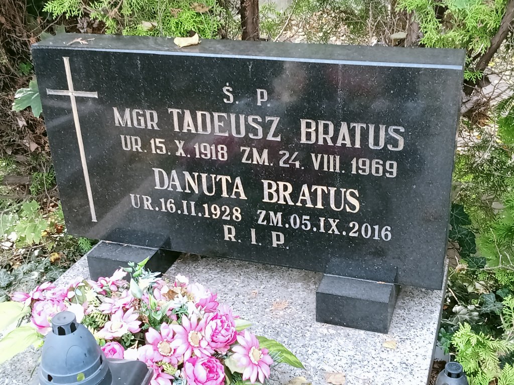 Grób DANUTA  BRATUS 