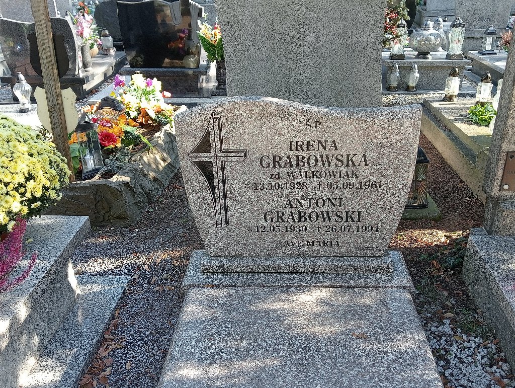 Grób IRENA GRABOWSKA 