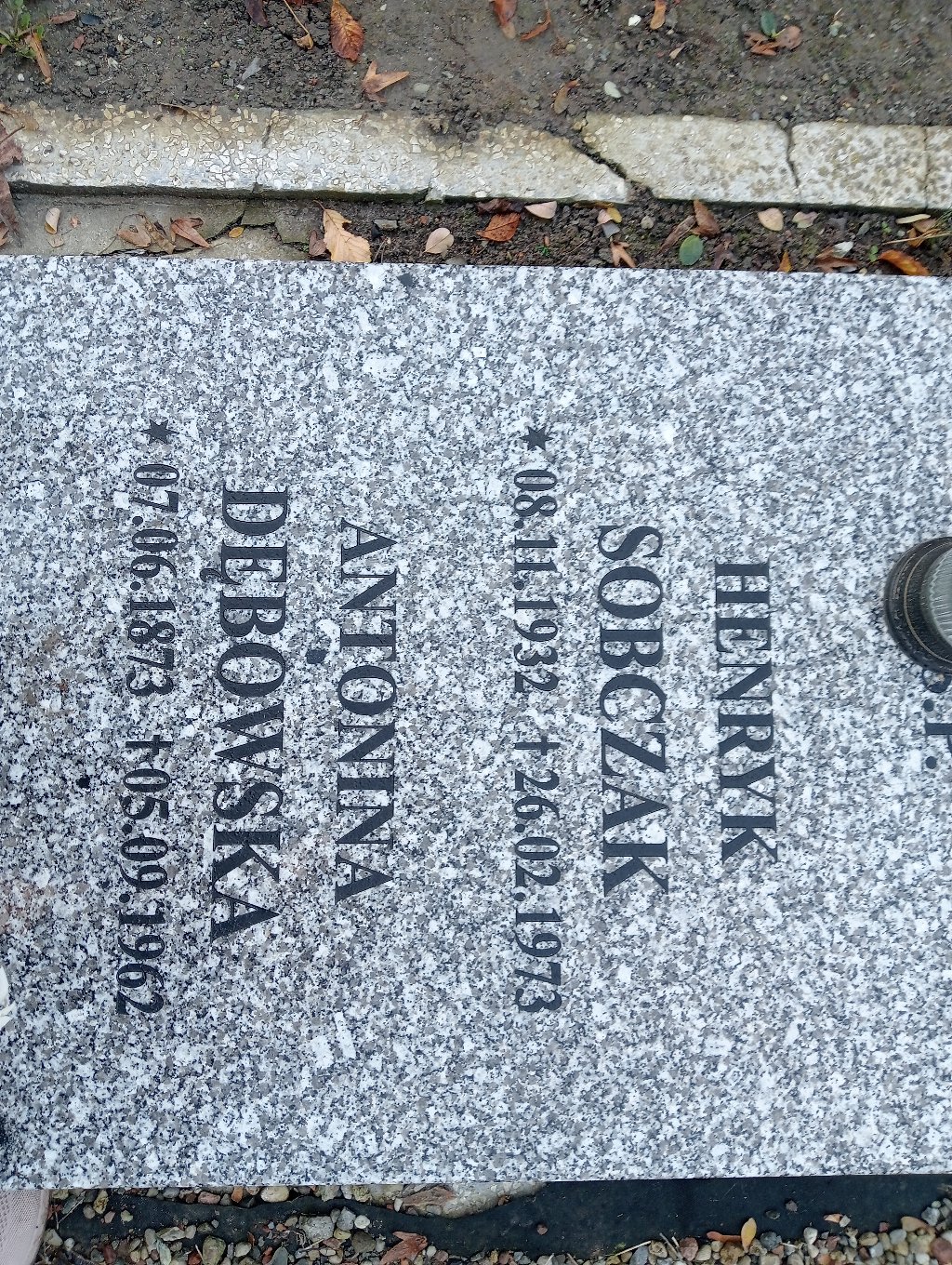 Grób Antonina Dębowska