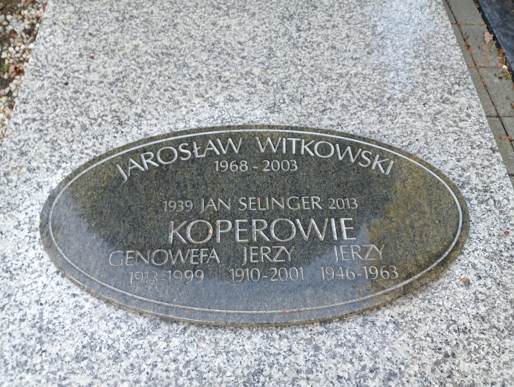 Maria WITKOWSKA-SELINGER 1940 Wrocław-Katedra - Grobonet - Wyszukiwarka osób pochowanych