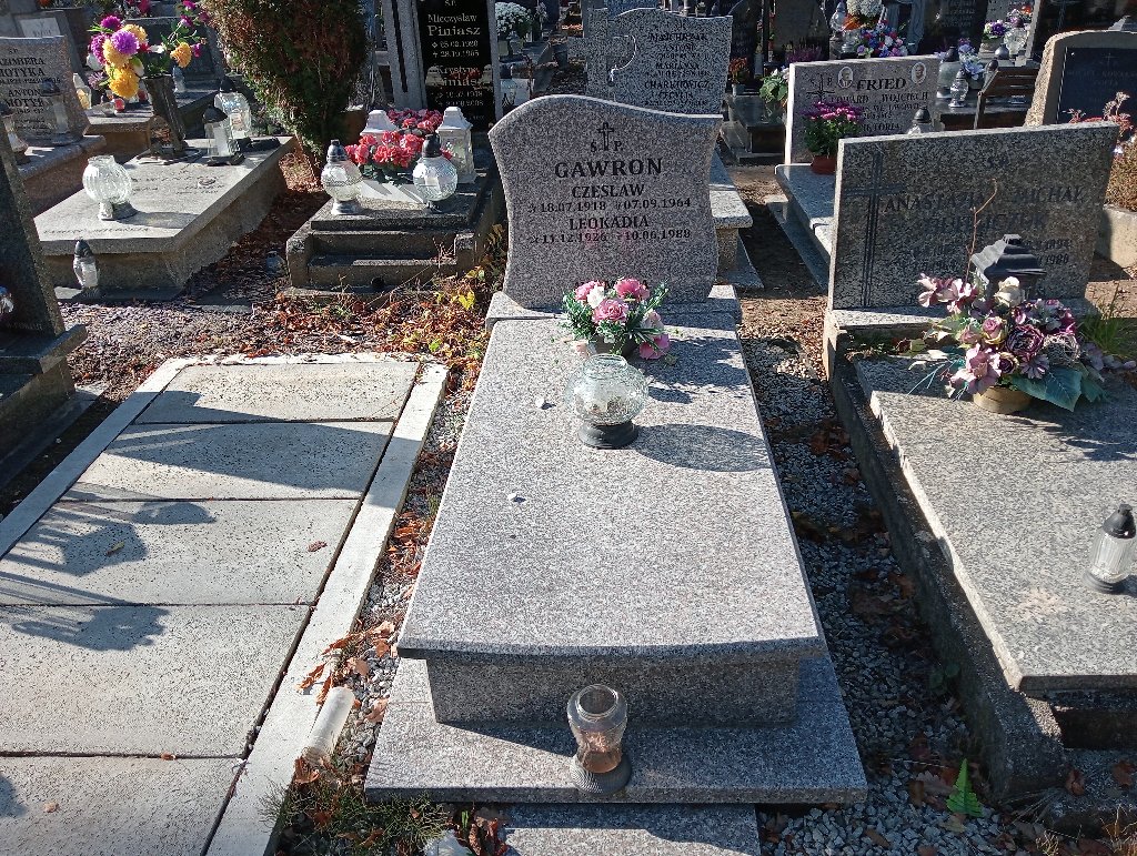 Grób Czesław Gawron