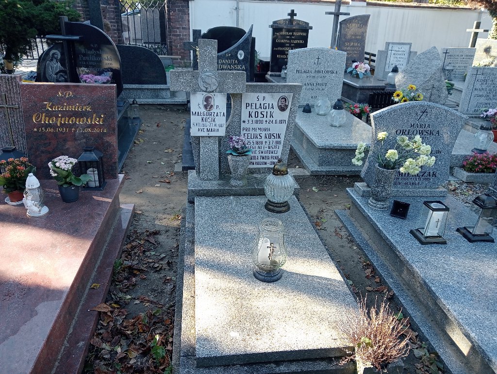 Grób PELAGIA KOSIK 