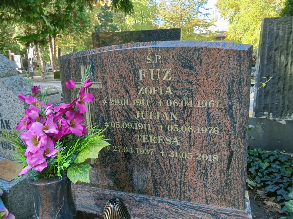 Grób ANDRZEJ FUZ