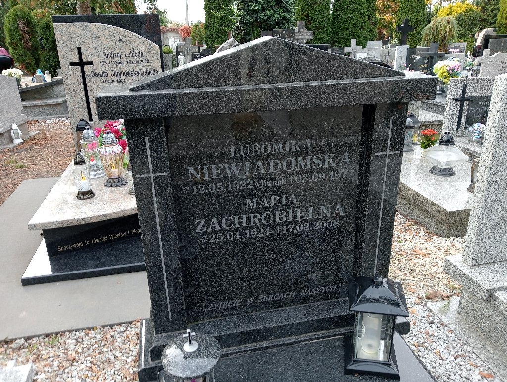 Grób Lubomira Niwiadomska